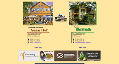 Desktop Screenshot of pension-waldidylle.de